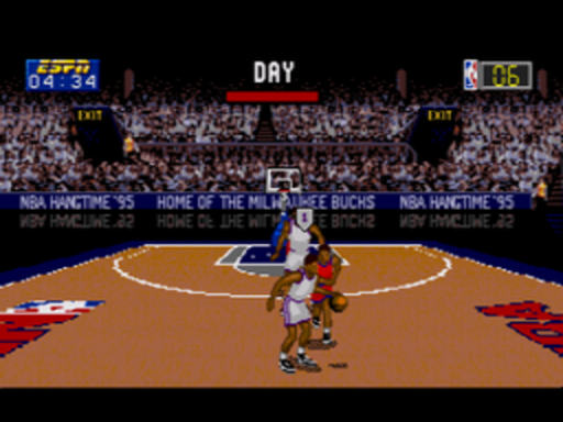 ESPN NBA Hang Time 95 screenshot 3 for Sega CD